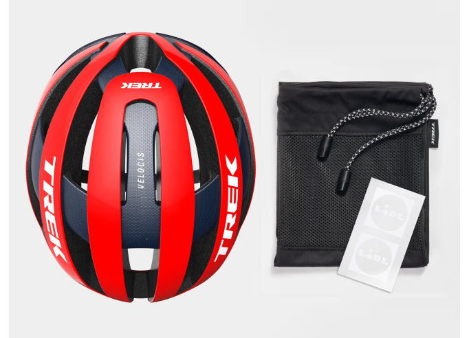 Ķivere TREK Velocis MIPS Viper Red/Nautical Navy