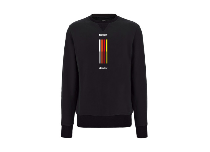 Santini x PIRELLI SWEATSHIRT TAPE Black