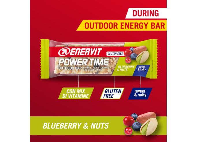 Batoniņš Enervit Power Time melleņu/riekstu