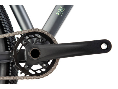 CTM Dirtking matt metalblack / lightgreen dirt jump dviratis