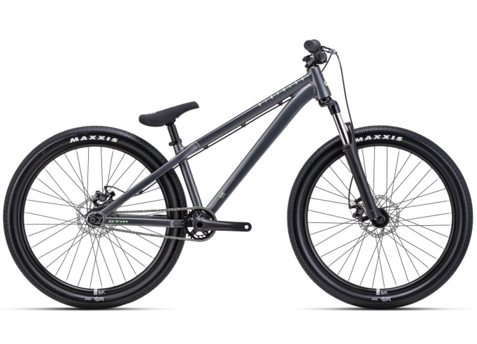 CTM Dirtking matt metalblack / lightgreen