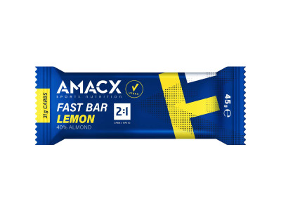 Batoniņš Amacx Fast Bar Lemon 45g