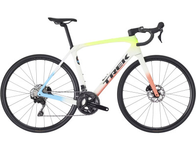 Šosejas velosipēds TREK Domane SL 5 Gen 4 Era White/Glowstick/Coral Fade