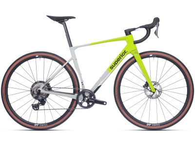Gravel bike Superior XR 9.7 GR Gloss Grey / Racing Yellow