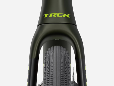 Gravel velosipēds Trek Checkmate SLR 7 AXS Olive Drab/Glowstick