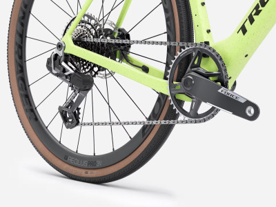 Trek Checkmate SLR 7 AXS Olive Drab/Glowstick Gravel bicycle