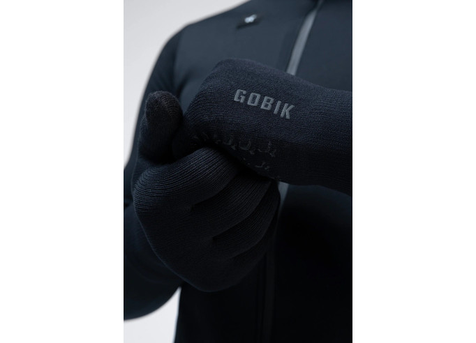 Siltie cimdi Gobik HYPERGUARD TRUE BLACK