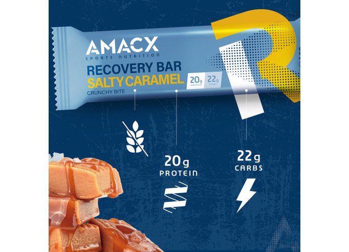 Amacx Recovery Bar 55g | Salty caramel