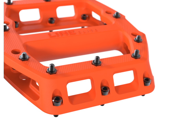 Pedāļi Trek Line Elite Flat oranži