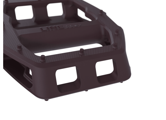 TREK Line Comp Flat Mulberry pedalai