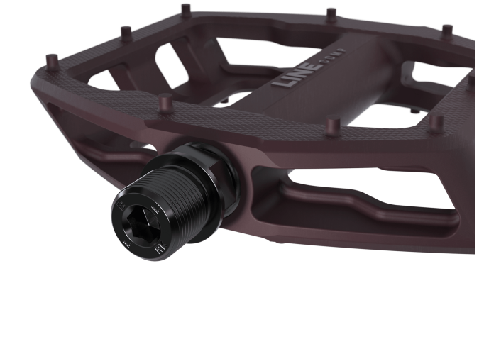 TREK Line Comp Flat Mulberry pedalai