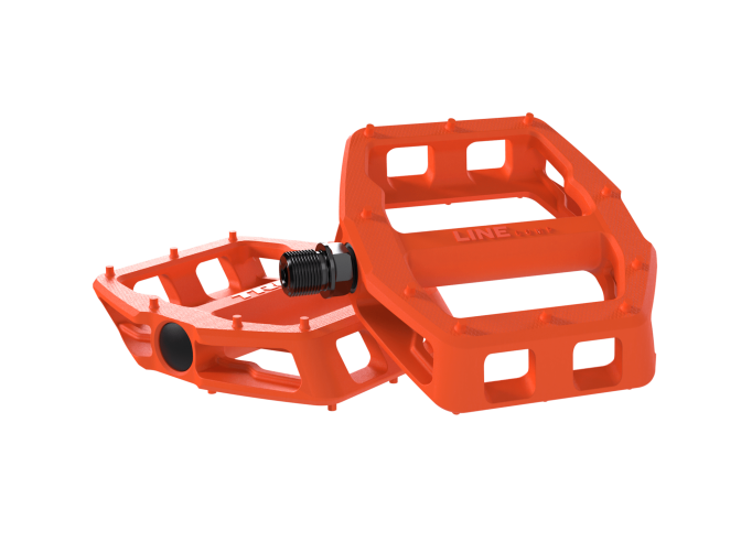 Pedāļi TREK Line Comp Flat Oranži