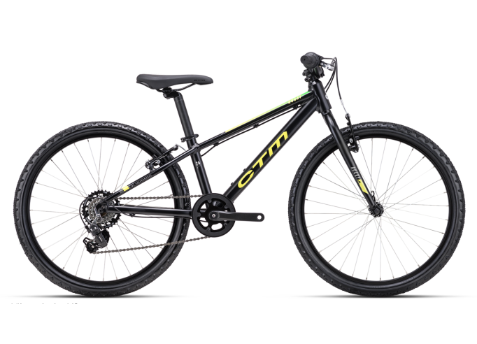 Bērnu velosipēds CTM Rocky 1.0 Matt Black / Green