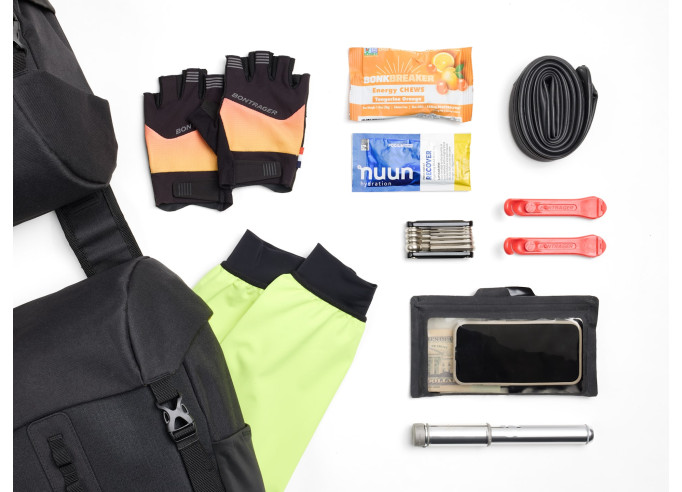 Bagāžnieka soma TREK Town Double Pannier melna