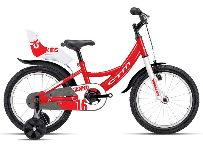 CTM JENNY vaikiškas dviratis | red