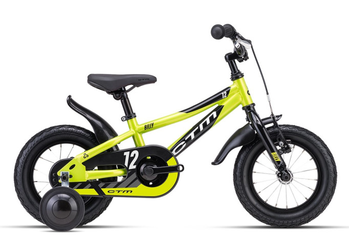 Kids bicycle CTM BILLY | lime pearl / black