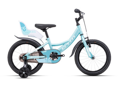 CTM JENNY vaikiškas dviratis | turquoise / white