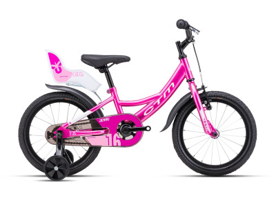 Kids bicycle CTM JENNY | dark pink pearl / white