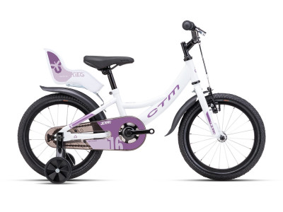 Kids bicycle CTM JENNY | white pearl / violet