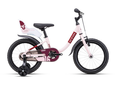 Kids bicycle CTM MARRY | matt light pink / burgundy