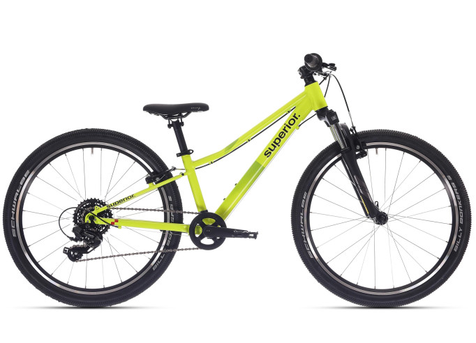 Bērnu velosipēds Superior RACER 24 | Matte Radioactive Yellow