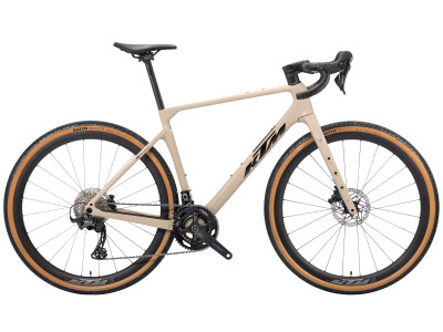 KTM GRAVELATOR ELITE 2x gravel dviratis | GREY BEIGE MATT
