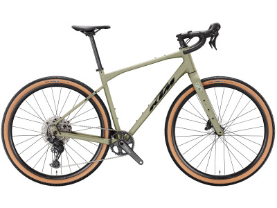 KTM GRAVELATOR 25 gravel dviratis | CARGO GREEN MATT