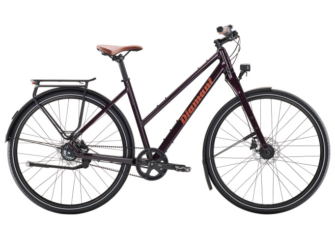 Fitness velosipēds  Diamant Mahon Style Plus MS | Schwarzkirsch Metallic