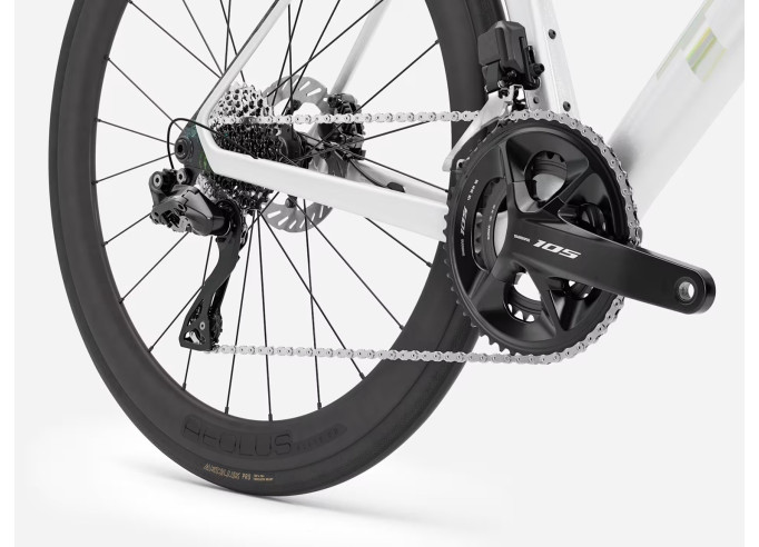 TREK Madone SL 6 plento dviratis | Gloss Crystal White/Matte Deep Smoke