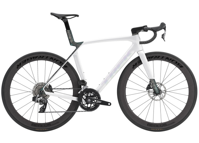 TREK Madone SL 6 AXS plento dviratis | Gloss Crystal White/Matte Deep Smoke