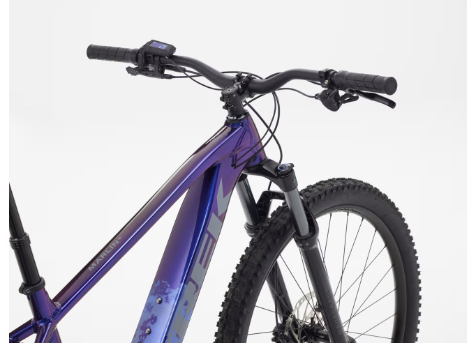 Elektriskais kalnu velosipēds TREK Marlin+ 8 | Purple Flip/Black Fade