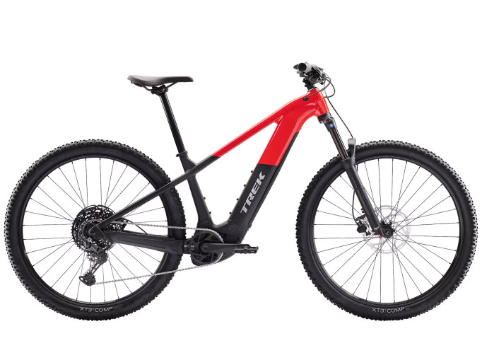 e-MTB TREK Powerfly+ 4 Gen 5 | Gloss Radioactive Red/Matte Dark Star