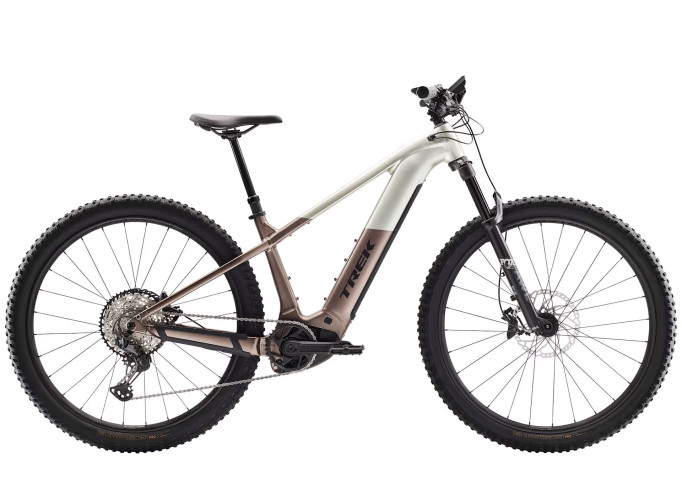 Elektriskais kalnu velosipēds TREK Powerfly+ 8 Gen 5 | Satin Lunar Silver/Bronze Age