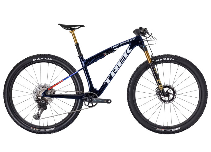 Kalnu velosipēds TREK Supercaliber SLR 9.9 XTR Di2 | Navy Smoke