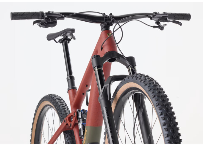 Kalnu velosipēds TREK Top Fuel 9.8 XT Di2 | Matte Sedona Red/ Pennyflake