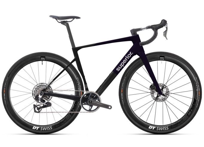 Superior XR 9.9 GR gravel dviratis | Gloss Black / Carbon