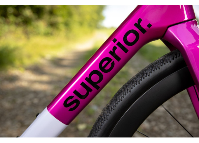 Superior XR 9.7 GR gravel dviratis | Gloss Electric Purple / Grey