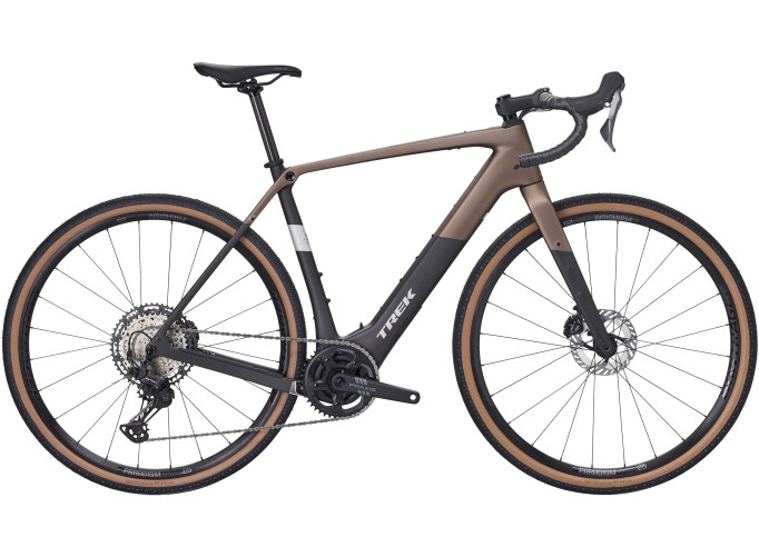 Gravel e-velosipēds TREK Checkpoint+ SL 5 | Matte Bronze Age/Dark Web