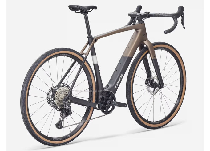 Gravel e-bike TREK Checkpoint+ SL 5 | Matte Bronze Age/Dark Web