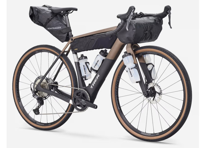 Gravel e-bike TREK Checkpoint+ SL 5 | Matte Bronze Age/Dark Web