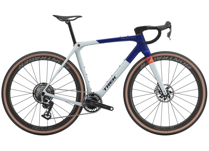 TREK Checkmate SLR 9 AXS gravel rattas | Matte Hex Blue/Plasma Grey Pearl