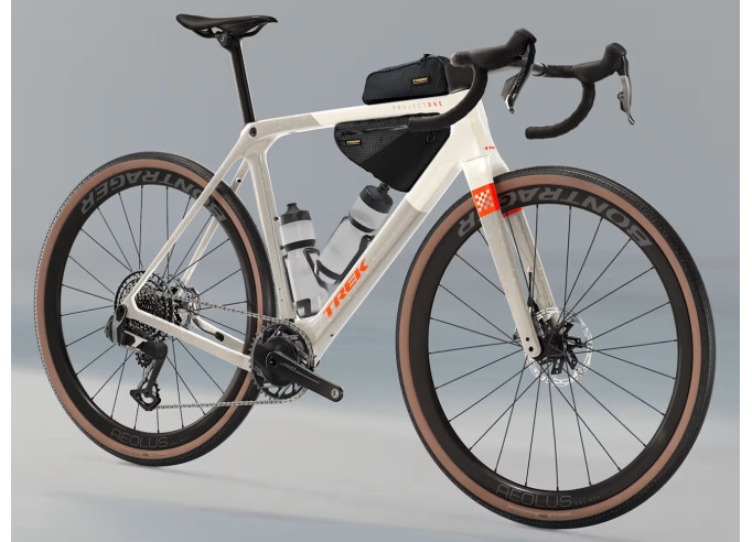 Gravel bike TREK Checkmate SLR 9 AXS | Era White/Buff Beige