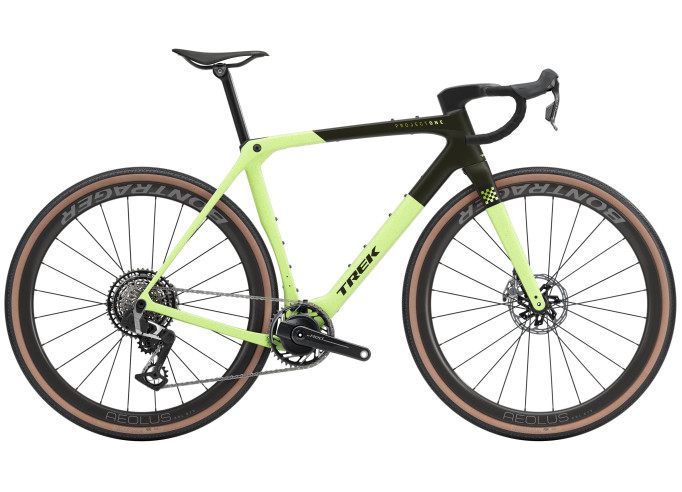 Gravel velosipēds TREK Checkmate SLR 9 AXS | Olive Drab/Glowstick