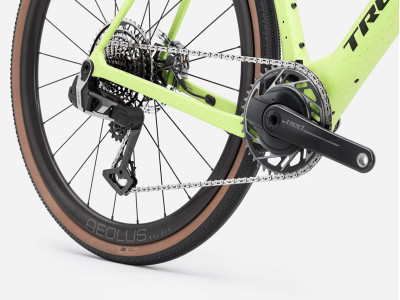 TREK Checkmate SLR 9 AXS gravel dviratis | Olive Drab/Glowstick