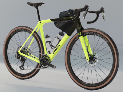 TREK Checkmate SLR 9 AXS gravel dviratis | Olive Drab/Glowstick