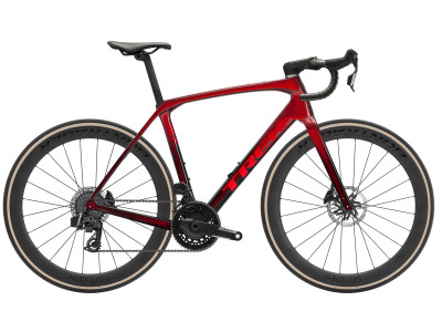 Šosejas velosipēds TREK Domane SLR 7 AXS Gen 4 | Metallic Red Smoke to Red Carbon Smoke