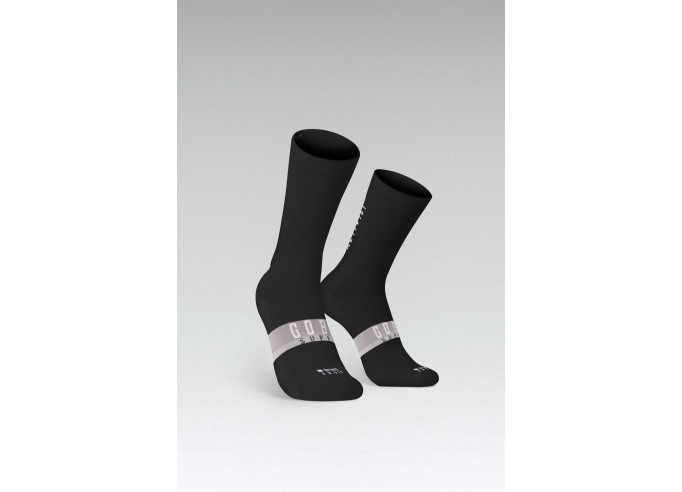 Zeķes GOBIK SUPERB UNISEX BLACK AXIS garās