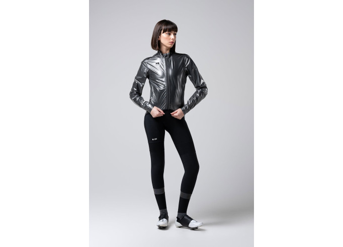 Lightweight waterproof Jacket PLUVIA 2.0 unisex TRUE BLACK