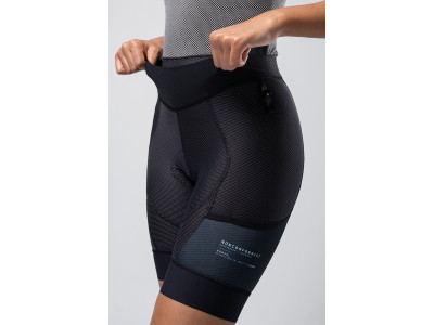 Dviratininko šortai COMMANDER STRAPLESS WOMEN BLACK - K6 