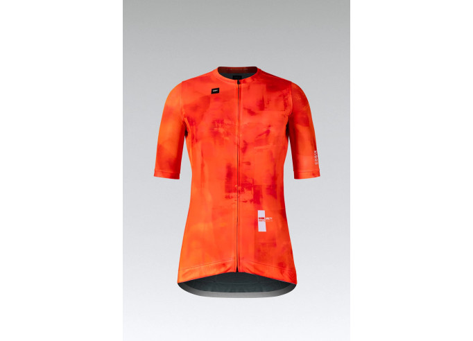 Short sleeve jersey GOBIK STARK women GERBERA